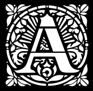 Stencil: Letter A (version 1)