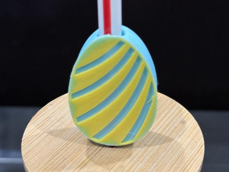 Easter Egg Straw Topper