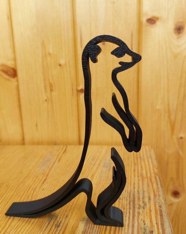 Minimalist Meerkat figure