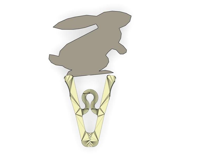 Bunny Clothespin