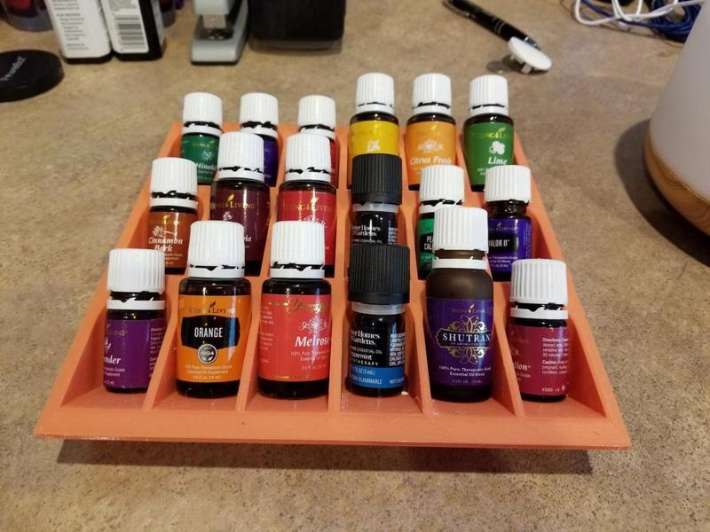 Essential Oils tray organizer display