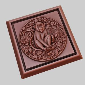 Monkey Animal 3D Model for CNC Router Laser & 3D Printer