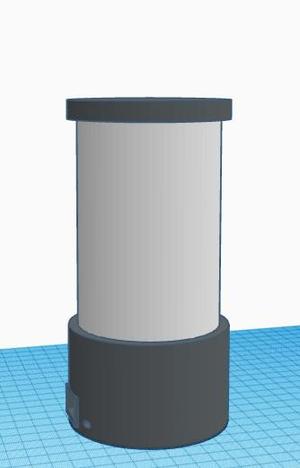 cylindrical lithophany