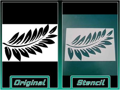 Olive Branch Stencil
