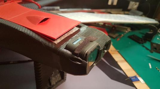 Mini drak nose cam mount for Gopro session / RUNCAM 3s and Foxeer/Run Cam's