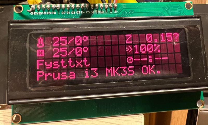 RGB LCD screen mod for Prusa Mk3s