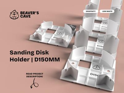 D150 | Sanding Disc Organize | Gridfinity Holder