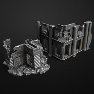 Ruined buildings