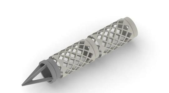 Support free moss pole