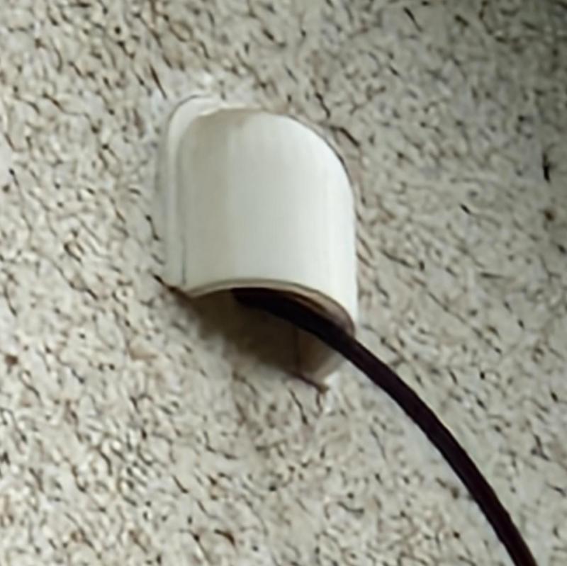 Wandabdeckung für Durchführung