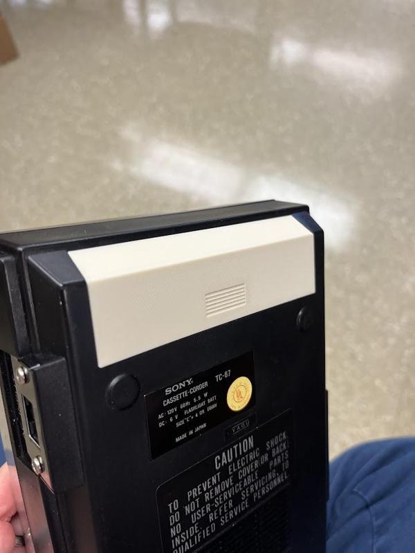 Battery Cover for Sony TC-67 Cassette Corder
