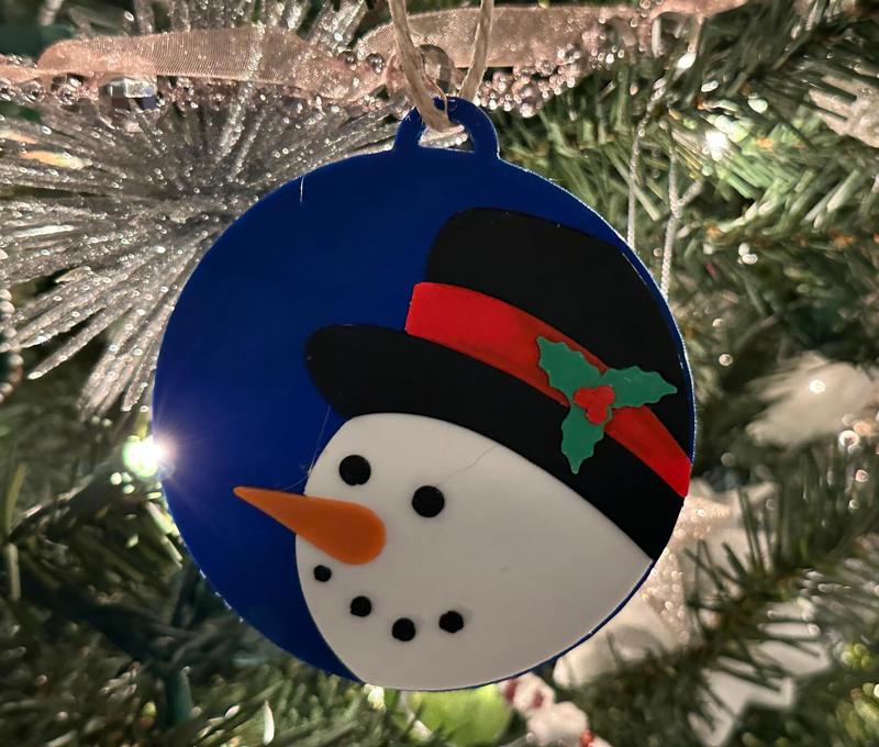 Snowman Christmas Ornament