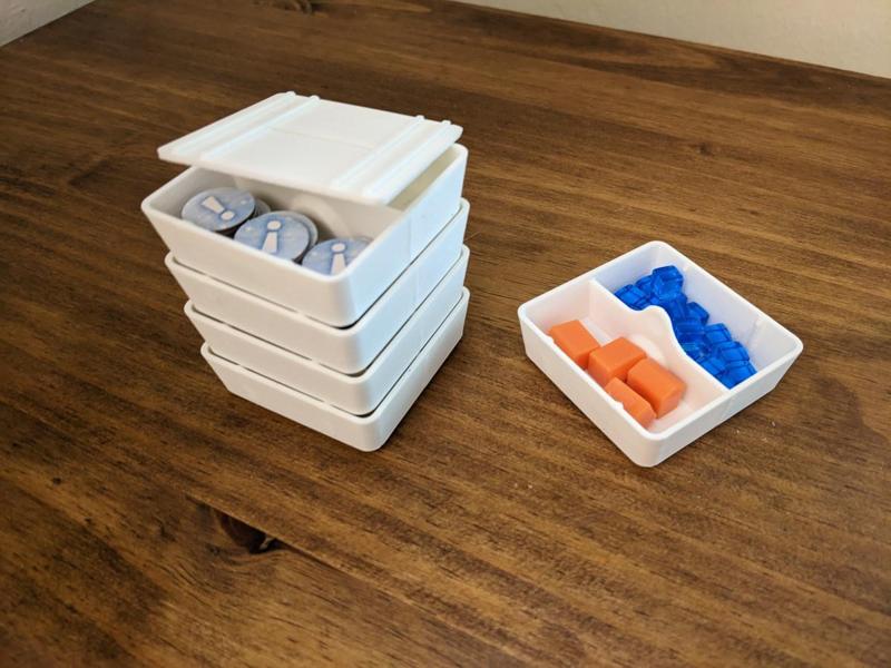 Stackable Board Game Token Caddy