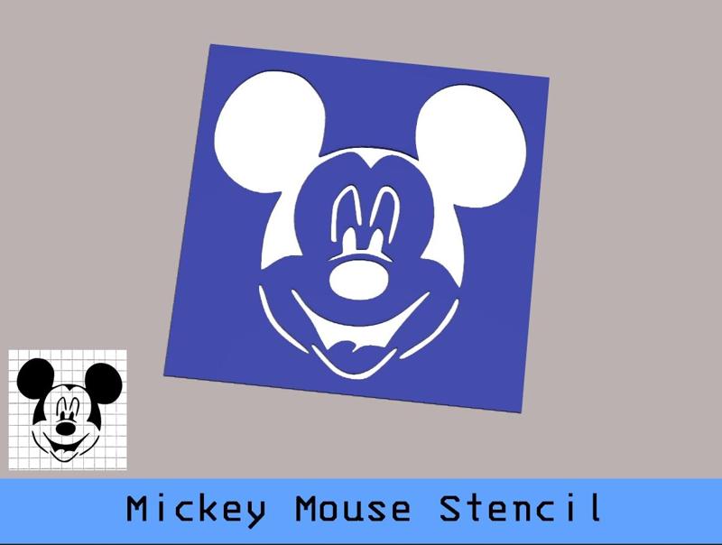 Mickey Mouse Stencil
