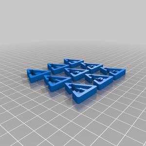 X-wingTMG Triangle Hook Target Lock Tokens