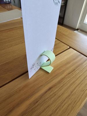 Single Menu card holder