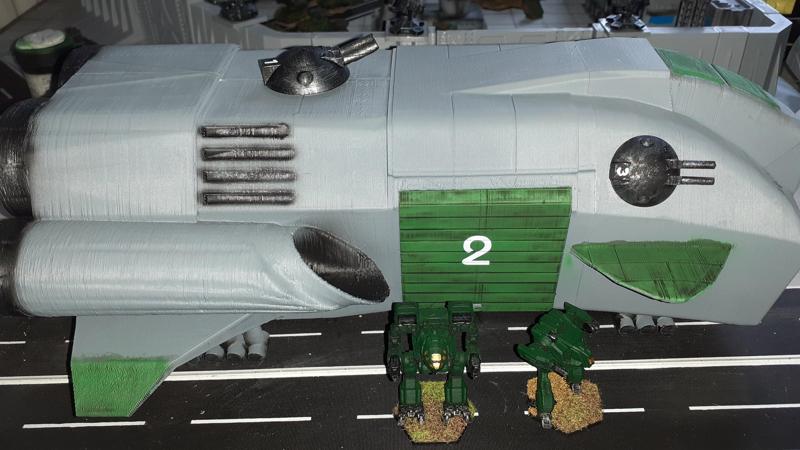 MWDA Broadsword Dropship 6mm Mecha Scale