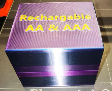 aa aaa box small "rechargable aa & aaa"