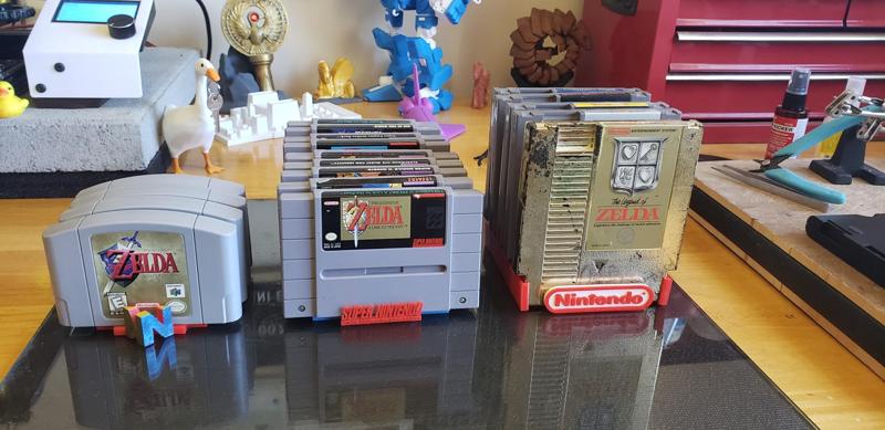 Nintendo Nes , Snes & N64 Modular Cart Organizer