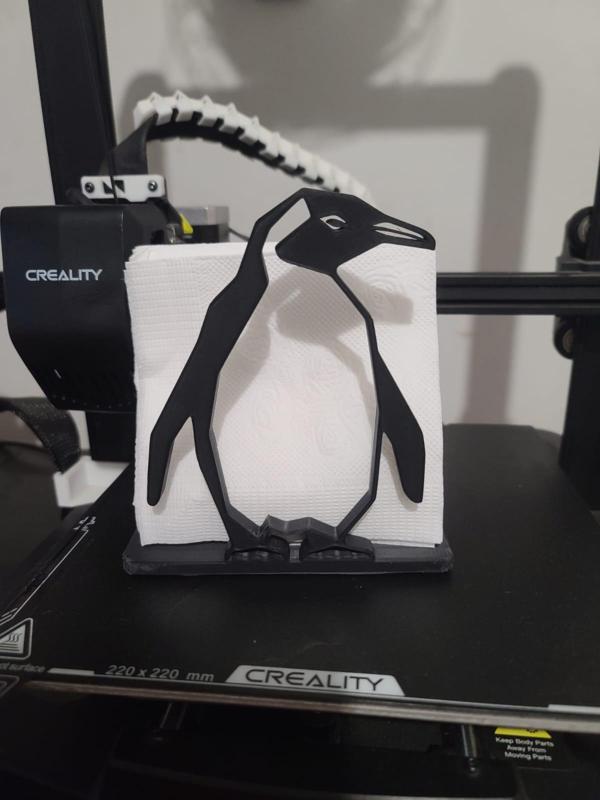 Penguin Napkin holder - Geometric art