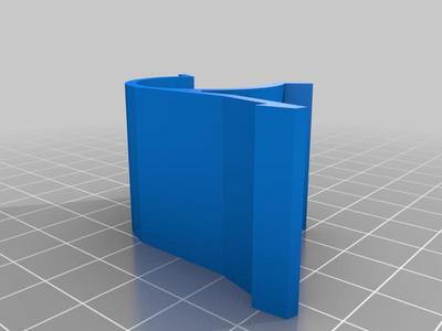 Kossel Plus bed holder for aluminium bed with glass bed