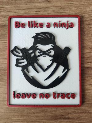 Toilet Ninja - Plaque