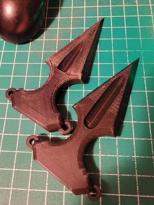 Wedge Pointy Keychain Push Dagger / Punch Dagger 2 variations
