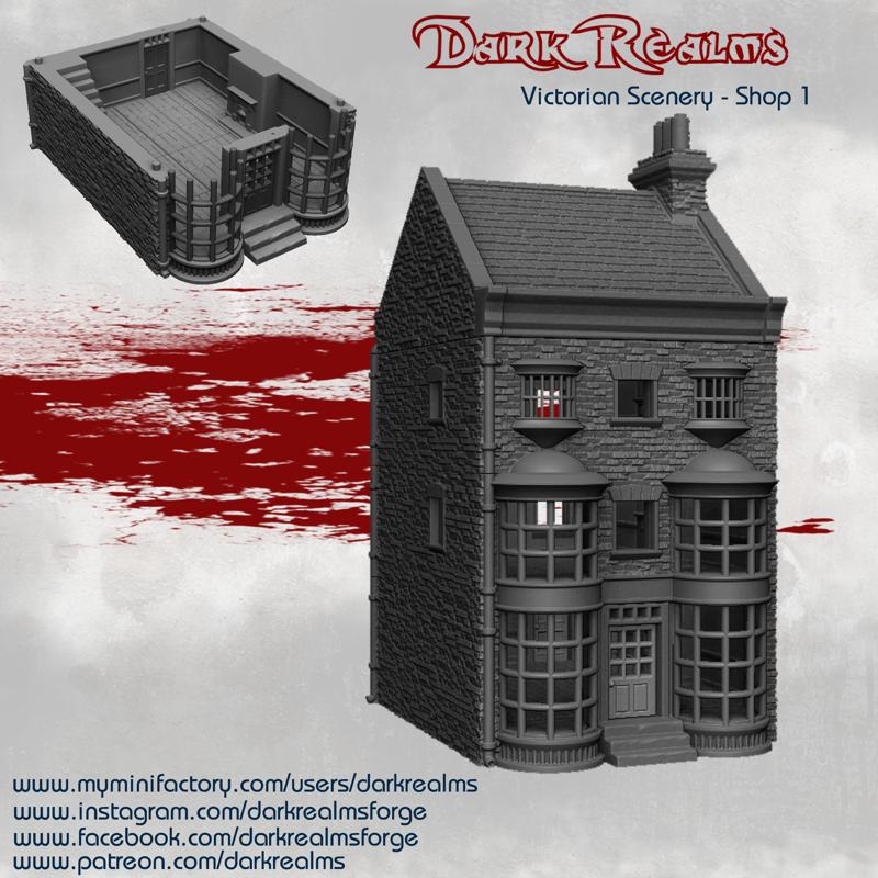 Dark Realms Victorian Scenery - Shop 1