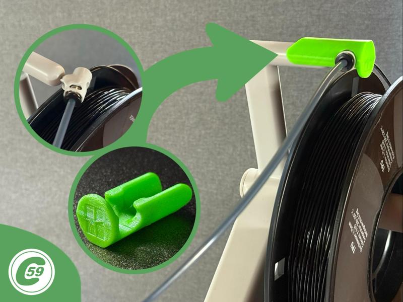 A1 PTFE filament guide spool holder