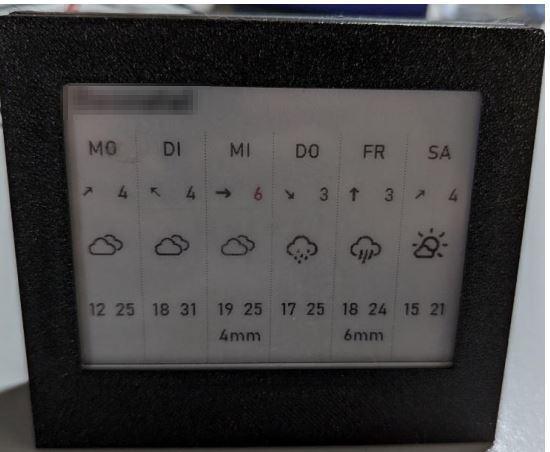 4.2" ePaper full display cover 20 degrees