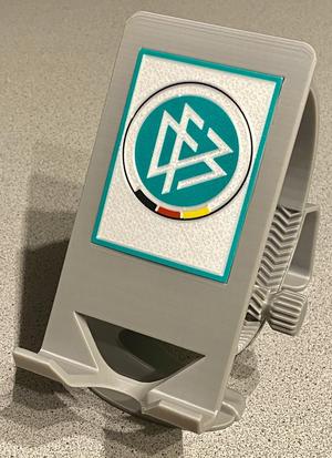 Multi-color Cover Plate for revised Phone Holder (here: DFB)