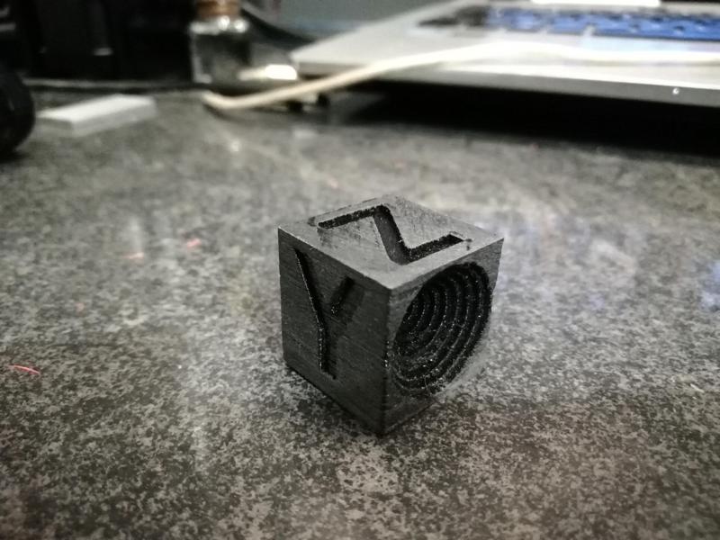 Cube XYZ  étalonnage