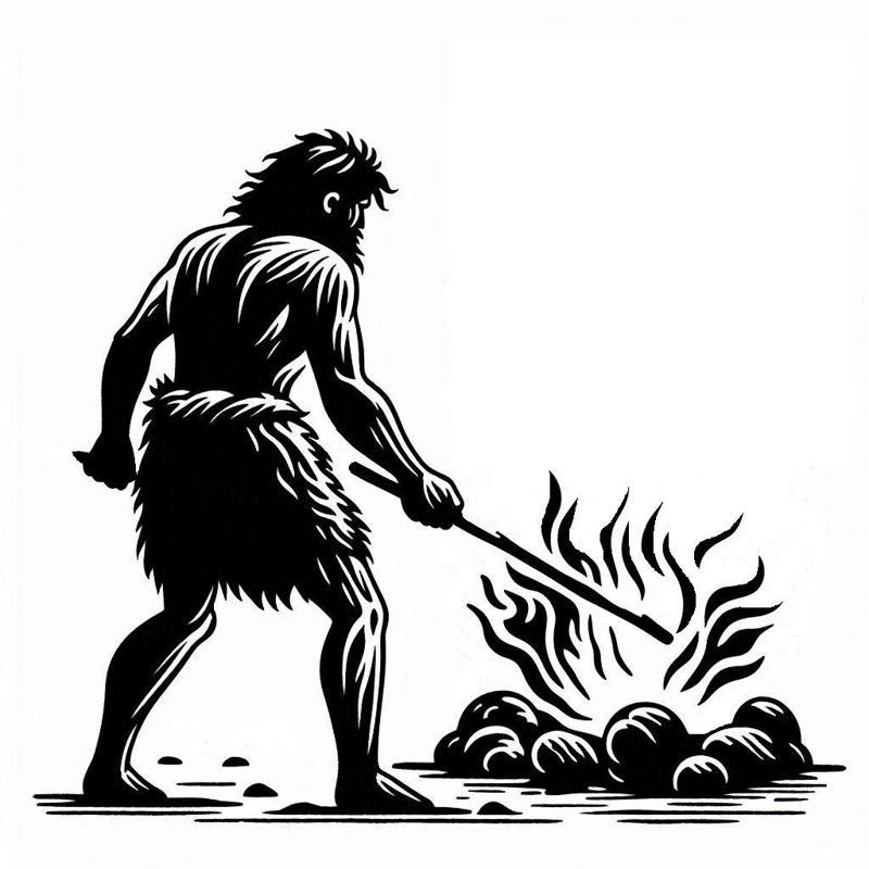 Wall Art - Prehistoric - Fire