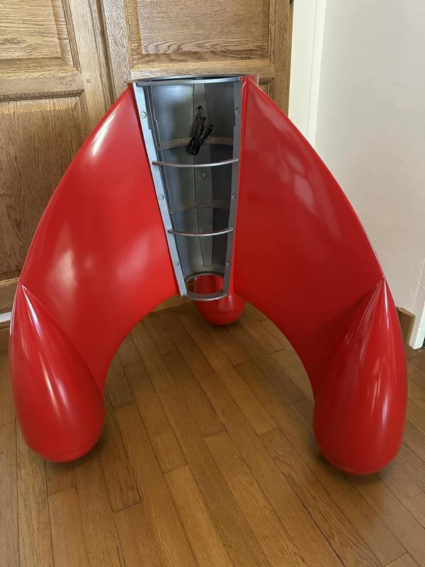 Tintin's rocket: Part 5 - The fins.