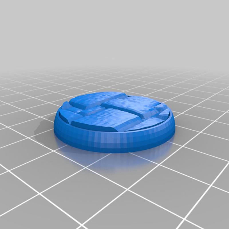 32mm Dungeon Floor Miniature Bases (x8) For Dungeons & Dragons and Other Tabletop Games