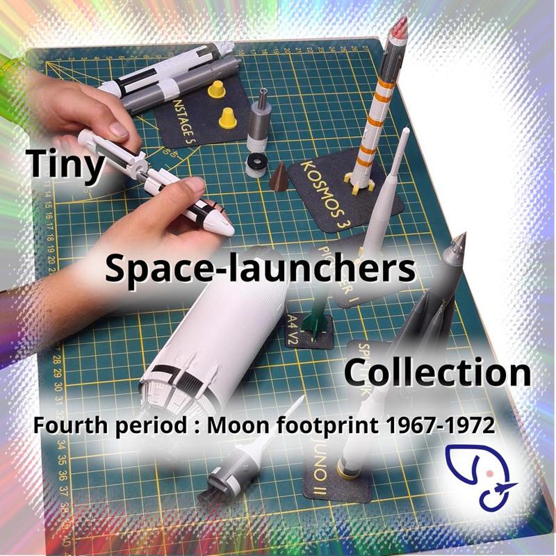 Tiny Space-Launchers Collection: Pack 4: 1967-1972