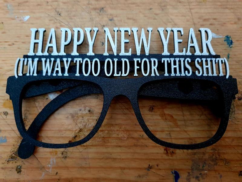To old for New Years Party Glasses