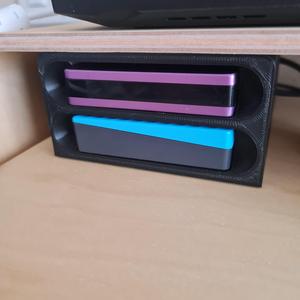 Hard Drive Storage for IKEA Vattenkar Laptop/Monitor Stand