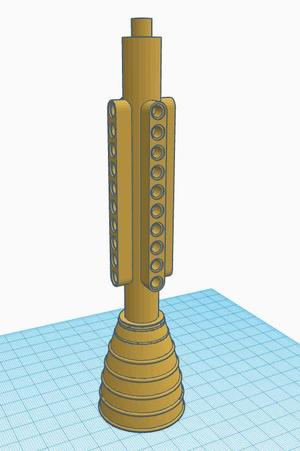 Rocket Stand for Build a Spacecraft (Lego Technic)