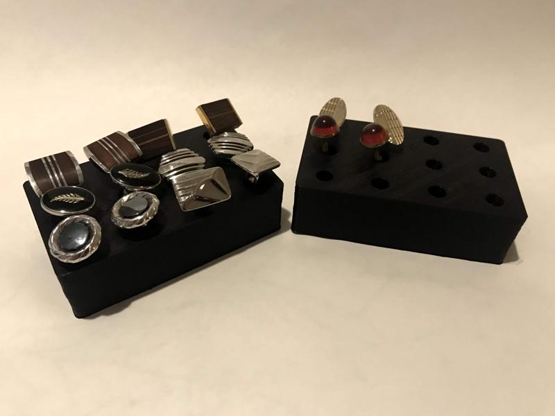 Dresser Valet Cuff-link Stand