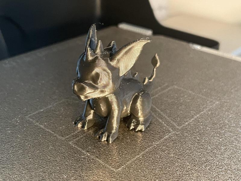 Miniature Small Dragon: Fast Print, Detailed and Enchanting