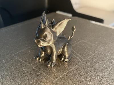Miniature Small Dragon: Fast Print, Detailed and Enchanting