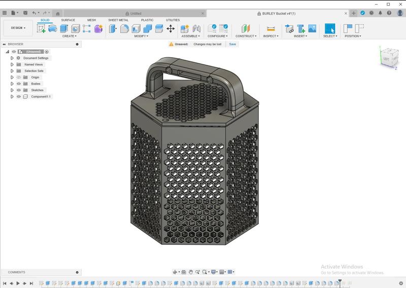 Burley Bucket / Bait Bucket (Fishing competition)