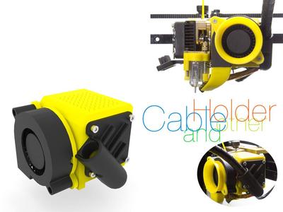 Cable holder and other for Prusa i4
