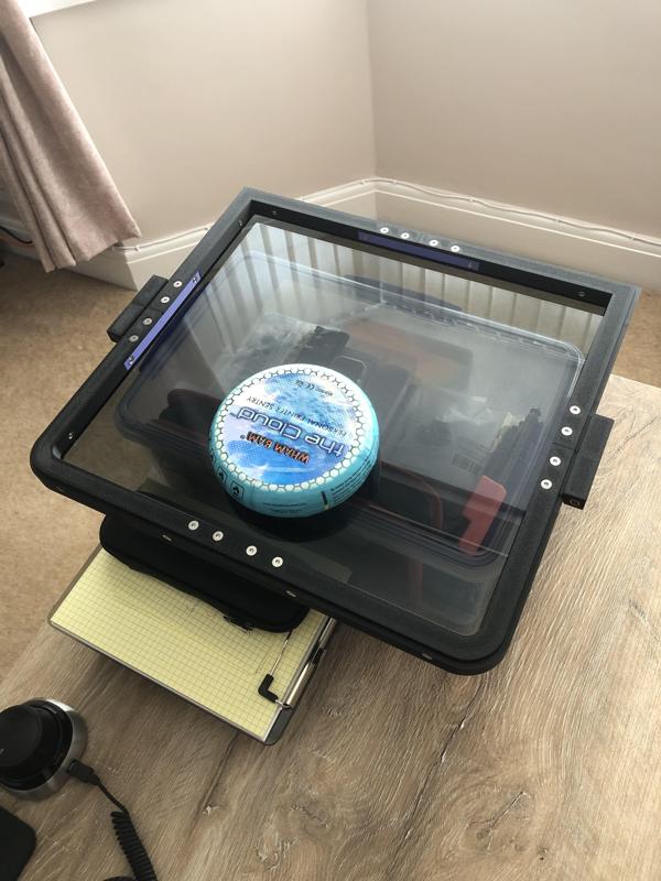 An X1 / P1S Glass Plate mod for DK Riser by @dkarjadi