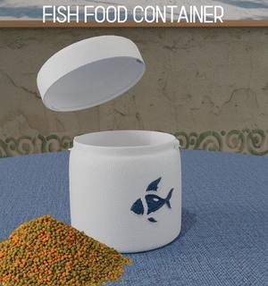 Fish Food Container