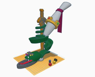 KING'S DICE ROLLER SNAKE vivedo3D
