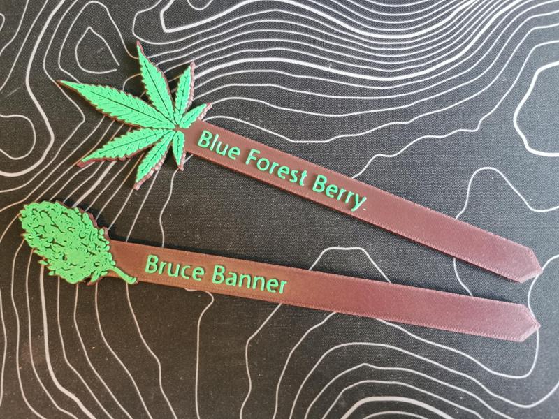 Customizeable Weed Plant Labels