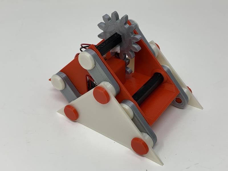 A 3D Printed Simple "Walking" Mechanism.