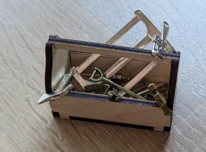 Toolbox for Dolls - 1:6 - laser or 3dprint